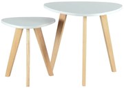 MOLY ΣΕΤ 2τμχ.ΤΡΑΠΕΖΙ ΣΑΛΟΝΙΟΥ 60X60X55 & 40X40X45εκ.