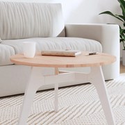 vidaXL Επιφάνεια Τραπεζιού Στρογγυλή Ø60x1,5 εκ. Μασίφ Ξύλο Οξιάς