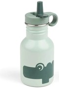 Παγούρι 350ml Με Καλαμάκι Done By Deer Croco BR77032 Green