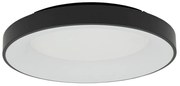 Φωτιστικό Οροφής - Πλαφονιέρα Nikki Round 11212 60x9,5cm 60W Led 4000K Black Nowodvorski