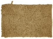 Ταπέτο Μπάνιου Polyester Μπεζ Velvet Estia 50x80εκ. 02-7379