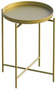 Τραπεζάκι Βοηθητικό 491CRT1135 Φ46x56cm Gold