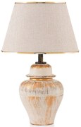 Φωτιστικό Επιτραπέζιο 687HMY2118 30x50cm E27 40W Cream-Gold Opviq