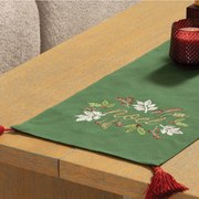 Χριστουγεννιάτικη Τραβέρσα (33x150) Nef-Nef Homeware Noel Verde