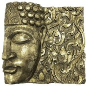 Διακοσμητικό Τοίχου 279-223-210 25x5x24,5cm Gold Μέταλλο