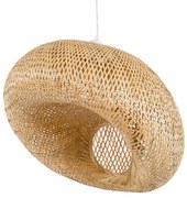 01724 GloboStar® GLOBOSTAR® CARIBBEAN 01724 Boho Κρεμαστό Φωτιστικό Οροφής με Ντουί 1 x E27 AC 220-240V IP20 - Μπεζ - Μ60 x Π60 x Υ38cm