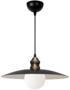 Φωτιστικό Οροφής Study 204-0175 38x100cm 1xE27 Black GloboStar