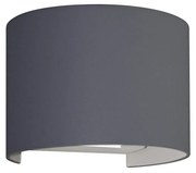 Φωτιστικό Επίτοιχο BOT Lighting MARBELLA10GRK Ανθρακί (Anthracite) 3000K-4000K-5500K