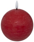 Διακοσμητικό Φωτιστικό Κερί Led (Φ10x11) A-S Molia Rouge 200667B