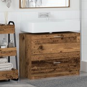 vidaXL Ντουλάπι νιπτήρα Παλιό Ξύλο 78x37x59 εκ. Τεχνητό Ξύλο