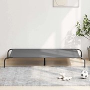 vidaXL Ανυψωμένο κρεβάτι σκύλου γκρι 150x90x20 cm ύφασμα Οξφόρδης