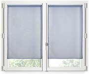 Σετ Κουρτίνες Παραθύρου (60x120) Με Τούνελ S-F Monna Denim RA2B961023
