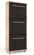 Παπουτσοθήκη Niag580 58x26.5x132εκ Wenge-Sonoma