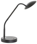 Επιτραπέζιο Φωτιστικό LED 7,5W Tallri 2700/3350/4000K Φ16 Fischer Honsel-50699-Μαύρο 50699