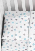 Μαξιλαροθήκη Φάκελος Βαμβακερή Bebe 35x45εκ. Star 104 Sky Blue Dimcol