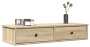 vidaXL Ράφι τοίχου με συρτάρια Sonoma Oak Κατασκευασμένο ξύλο