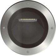 Φωτιστικό Δαπέδου Χωνευτό VK/02228/MC/W Φ22cm Led 2127lm 18W 3000K Nickel VKLed