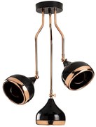 Φωτιστικό Οροφής Yildo 892OPV1763 50x50x75cm 3xE27 40W Black-Copper Opviq