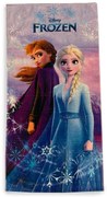 Πετσέτα Θαλάσσης Παιδική Microfiber 70x140εκ. Frozen 22 Lilac Disney DimCol