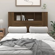 Κεφαλάρι Με Αποθηκευτικό Χώρο Καφέ Δρυς 120 x 18,5 x 102,5 εκ. - Καφέ