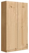 Liberta HERMES ΝΤΟΥΛΑΠΑ 2ΠΟΡΤΕΣ ARTISAN OAK 100x52xH200cm 100x52xH200cm 06-0101