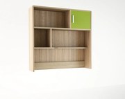 Εταζέρα σε χρώμα δρυς-λαχανί 100x30x100