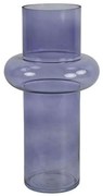 Βάζο Γυάλινο 013.787889 17x31cm Blue Glass