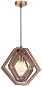 Φωτιστικό Κρεμαστο Aca ZM391P34WLL TRITON Καφέ (Brown)