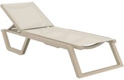 Ξαπλώστρα Rio 20.0908 187x69x33cm Taupe Siesta