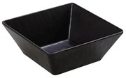 BLACK ΜΠΩΛ ΤΕΤΡΑΓ.13,5X13,5X6ΕΚ WAVY MATTE ΜΕΛΑΜΙΝΗΣ | Συσκευασία 6 τμχ