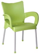 ROMEO LIGHT GREEN ΠΟΛ/ΝΑ ΠΟΛ/ΝΙΟΥ/ΑΛΟΥΜ. - (58Χ53Χ83εκ.), Χρώμα: LIGHT GREEN - SIESTA