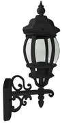 Απλίκα Φωτιστικό Τοίχου E27 Φανάρι 60W IP45 ACA-HI6189BMS-Μαύρο HI6189BMS