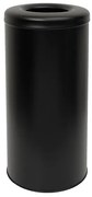 Καλάθι Απλύτων 30lt Ανοξείδωτο Matt Black Pam &amp; Co Φ25x57εκ. 29-2557-403