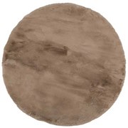Γούνινο Στρογγυλό Χαλί (Φ120) Βιοκαρπέτ Cloud Beige 11