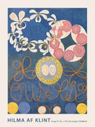 Αναπαραγωγή The Very First Abstract Collection, The 10 Largest (No.1 in Blue) - Hilma af Klint