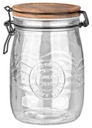ESTIA ΔΟΧΕΙΟ ΑΠΟΘΗΚΕΥΣΗΣ ALLURE ΓΥΑΛΙΝΟ 1000ml ΜΕ ΚΛΙΠ ΚΑΠΑΚΙ