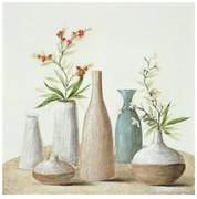 Πίνακας σε καμβά Vase Inart 100x3x100εκ (1 τεμάχια)