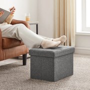 Σκαμπό Με Αποθηκευτικό Χώρο (41x31x31) Songmics LSF102G01