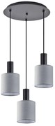 Φωτιστικό Οροφής Adept Tube 77-8516 35x35x300cm 3xE27 60W Black-Grey Homelighting