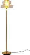 Floor Lamp Arcadia Amber 155cm - Χρυσό