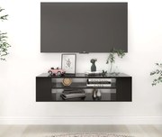 Έπιπλο Τηλεόρασης Κρεμαστό Μαύρο 100 x 30 x 26,5 εκ Επεξ. Ξύλο 806230
