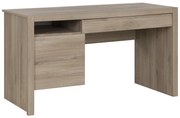 Insi Ethan Γραφείο με 1 πόρτα και 1 συρτάρι 137x59x75εκ. Light Kronberg Oak  0111.GM51
