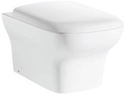 Karag Grace CB 10134 Απλή λεκάνη BTW + Καπάκι termodur Λευκό Πορσελάνη
