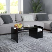 vidaXL Τραπεζάκι Σαλονιού Μαύρο 90 x 45 x 35 εκ. από Μοριοσανίδα