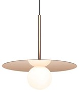 Φωτιστικό Οροφής Bola Disc 12 10672 30,5x10,2cm Dim Led 390lm 6W Rose Gold Pablo Designs