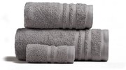 Πετσέτα Premio Light Grey Melinen Χεριών 30x50cm 100% Cotton Foam