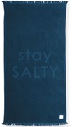 Πετσέτα Θαλάσσης Ζακάρ Stay Salty Blue 90x170 Nef-Nef Homeware