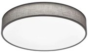 Φωτιστικό Οροφής - Πλαφονιέρα Lugano 621914011 SMD-LED D60x10cm Grey Trio Lighting Μέταλλο,Ύφασμα