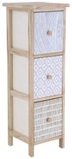 Έπιπλο μπανιου mdf με 3 ράφια 25Χ25Χ77cm Eurocasa 9701
