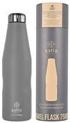 Estia Θερμός – Μπουκάλι Travel Flask Save The Aegean 750ml Fjord Grey 01-9823